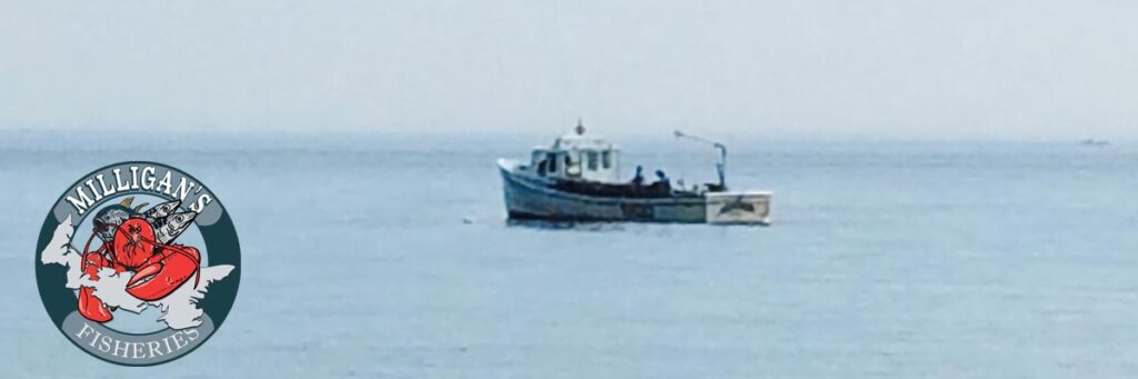 Fishing boat on the water off PEI