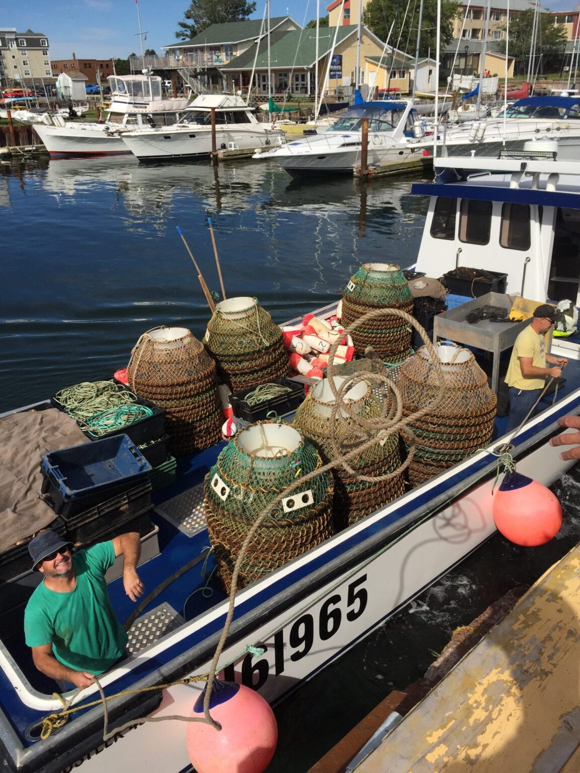 Fishing boats at an eastern PEI harbour